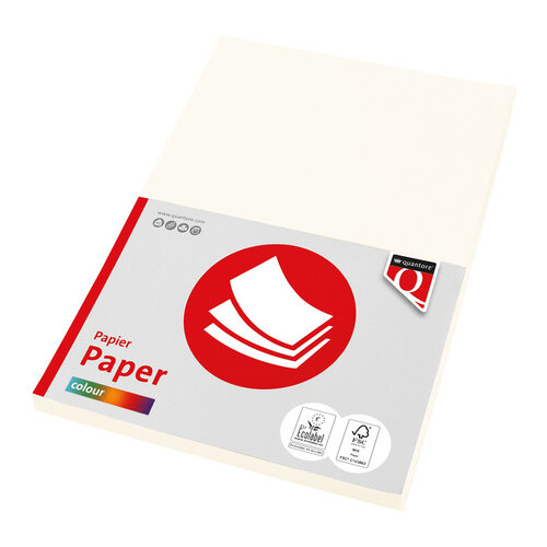 Quantore Kopieerpapier Quantore Colour A4 120gr roomwit 100 vel