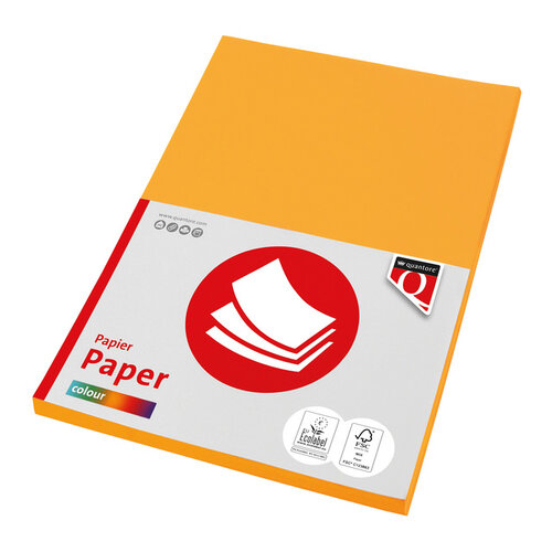 Quantore Papier copieur Quantore Colour A4 120g jaune intense 100 feuilles