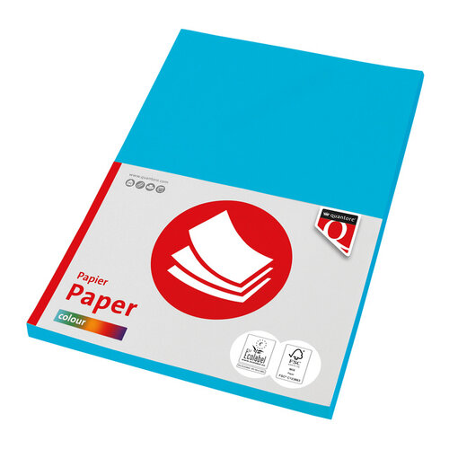 Quantore Kopieerpapier Quantore Colour A4 120gr azuurblauw 100 vel