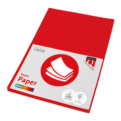 Papier copieur Quantore Colour A4 120g rouge vif 100 feuilles