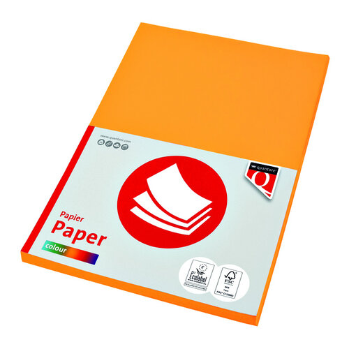 Quantore Kopieerpapier Quantore Colour A4 160gr diepgeel 50 vel