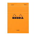 Rhodia Bloc Rhodia A6 ligné 80 feuilles 80g orange