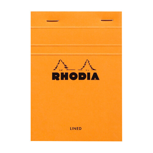Rhodia Bloc Rhodia A6 ligné 80 feuilles 80g orange