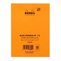 Rhodia Bloc Rhodia A6 ligné 80 feuilles 80g orange