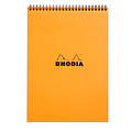 Rhodia Bloc Rhodia A4 ligné 160 pages 80g spirale orange