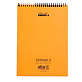 Rhodia Spiraalblok Rhodia A4 lijn 160 pagina's 80gr oranje