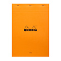 Rhodia Bloc Rhodia A4 ligné + marge 80 feuilles 80g orange