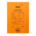 Rhodia Schrijfblok Rhodia A4 lijn 80 vel 80gr oranje