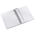 Leitz Cahier à spirale Leitz WOW A5 PP ligné rose