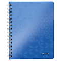 Leitz Cahier à spirale Leitz WOW A5 PP ligné bleu