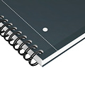 Oxford Cahier à spirale Oxford International Notebook A4+ ligné noir