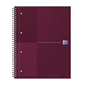 Oxford Cahier à spirale Oxford International Notebook A4+ ligné rouge