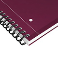 Oxford Cahier à spirale Oxford International Notebook A4+ ligné rouge