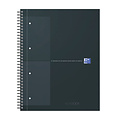 Oxford Cahier à spirale Oxford International Notebook A4+ carreau 5x5mm noir
