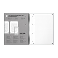 Oxford Spiraalblok Oxford International Notebook A4+ ruit 5X5mm zwart