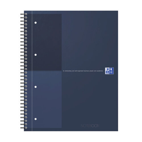 Oxford Cahier à spirale Oxford International Notebook A4+ ligné bleu