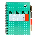 Pukka Pad Carnet de projets Pukka Pad Metallic B5 ligné 4 intercalaires 200 pages 80g vert