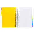 Pukka Pad Projectboek Pukka Pad White B5 lijn 10-tabs 400 pagina's 80gr