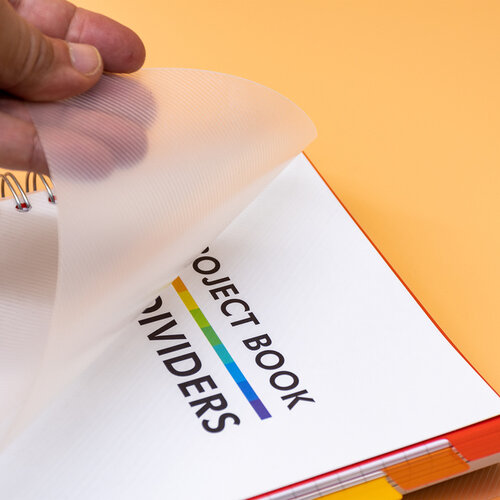 Pukka Pad Carnet de projets Pukka Pad White B5 ligné 10 intercalaires 400 pages 80g