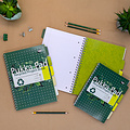 Pukka Pad Projectboek Pukka Pad Recycled B5 lijn 4-tabs 200 pagina's 80gr groen