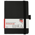 Quantore Carnet de notes Quantore A6 flex ligné 192 pages 80g noir
