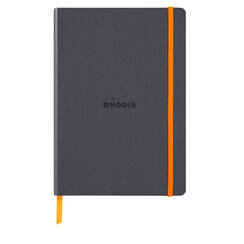 Carnet de notes Rhodia A5 ligné 80 feuilles 90g titanium