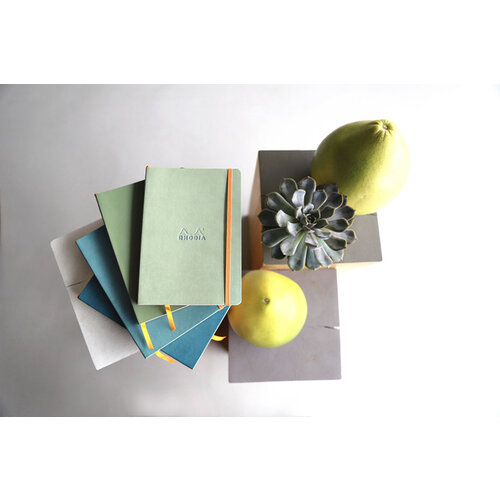 Rhodia Carnet de notes Rhodia A5 ligné 80 feuilles 90g titanium