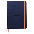 Rhodia Notitieboek Rhodia A5 lijn 80 vel 90gr nachtblauw