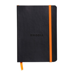 Carnet de notes Rhodia A6 ligné 72 feuilles 90g noir