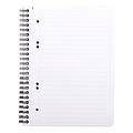 Rhodia Cahier de notes Rhodia Greenbook A5 ligné 6 perforations 180 pages 90g noir