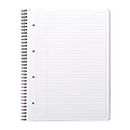 Rhodia Cahier de notes Rhodia Greenbook A4 ligné 4 perforations 180 pages 90g noir