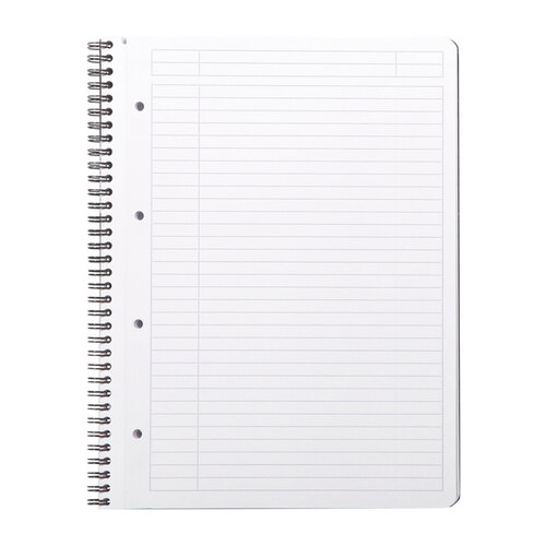 Rhodia Notitieboek Rhodia Greenbook A4+ lijn 4-gaats 180 pagina's 90gr zwart