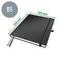 Leitz Notitieboek Leitz Complete 187x242mm lijn 160 pagina's 100gr zwart