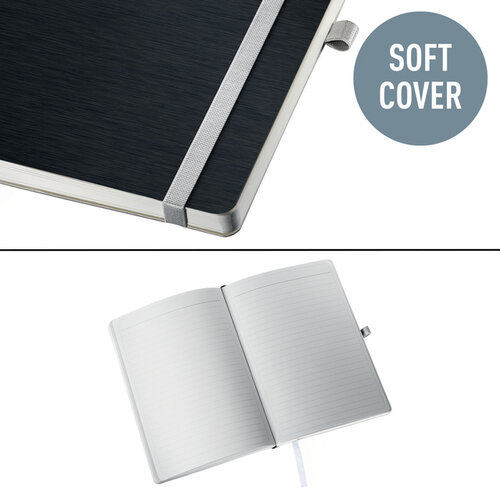Leitz Carnet de notes Leitz Style A5 ligné 160 pages 100g noir