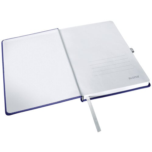 Leitz Notitieboek Leitz Style A5 lijn 160 pagina's 100gr blauw