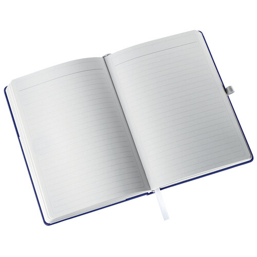 Leitz Notitieboek Leitz Style A5 lijn 160 pagina's 100gr blauw