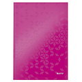 Leitz Notitieboek Leitz WOW A4 160 pagina's 90gr lijn roze