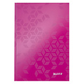 Leitz Notitieboek Leitz WOW A5 160blz 90gr lijn roze