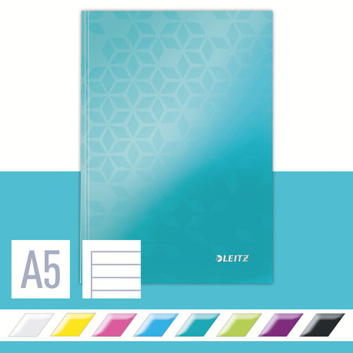 Leitz Cahier Leitz WOW A5 ligné 160 pages 90g menthe