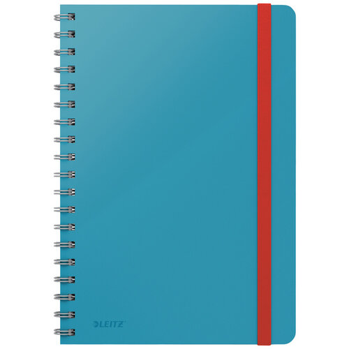 Leitz Cahier de notes Leitz Cosy spirale B5 ligné 160 pages 100g bleu