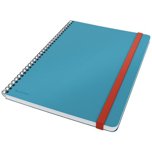 Leitz Cahier de notes Leitz Cosy spirale B5 ligné 160 pages 100g bleu