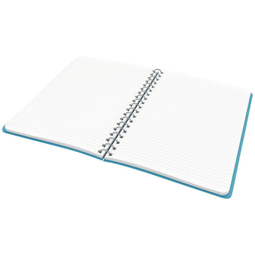 Leitz Cahier de notes Leitz Cosy spirale B5 ligné 160 pages 100g bleu