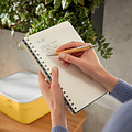 Leitz Cahier de notes Leitz Cosy spirale B5 ligné 160 pages 100g gris