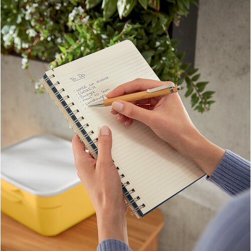Leitz Cahier de notes Leitz Cosy spirale B5 ligné 160 pages 100g gris