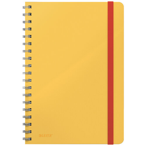 Leitz Cahier de notes Leitz Cosy B5 spirale ligné 160 pages 100g jaune