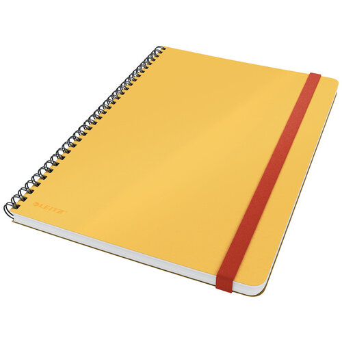 Leitz Cahier de notes Leitz Cosy B5 spirale ligné 160 pages 100g jaune