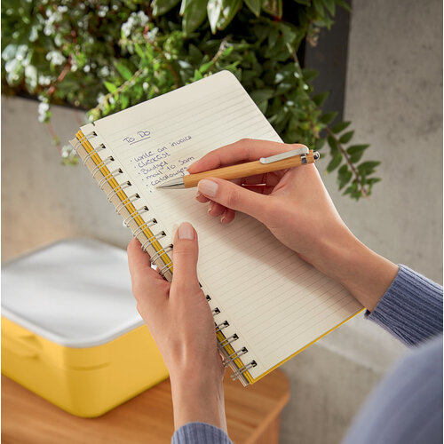 Leitz Cahier de notes Leitz Cosy B5 spirale ligné 160 pages 100g jaune