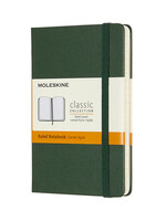 Moleskine Notitieboek Moleskine pocket 90x140mm lijn hard cover myrtle green