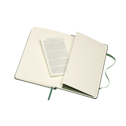 Moleskine Carnet Moleskine Pocket 90x140mm ligné couverture rigide vert myrte