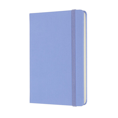Moleskine Notitieboek Moleskine pocket 90x140mm blanco hard cover hydrangea blue